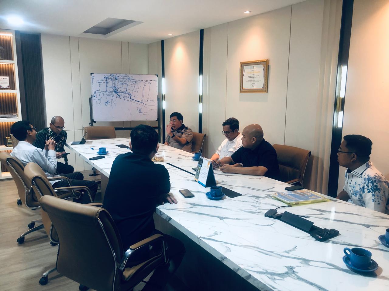 Rapat Pembahasan Percepatan untuk Menaikan status PSN Proyek Jalan Tol Simpang Sembawa – Simpang Tanjung Api- Api